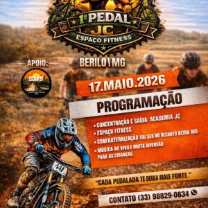1º PEDAL JC - ESPAÇO FITNESS - BERILO - MG