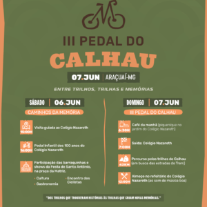 III - PEDAL DO CALHAU - ARAÇUIAÍ -MG