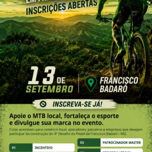 4° DESAFIO DO PEDAL EM FRANCISCO BADARÓ - MG